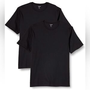 Amazon Essentials Men's Dark Short Sleeve Tees - Set of 2 (1072)